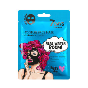 7DAYS TOTAL BLACK Real Water Boom! Sheet Mask 25g