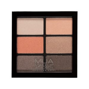 MUA Professional 6 Shade Eyeshadow Palette - Coral Delights 2