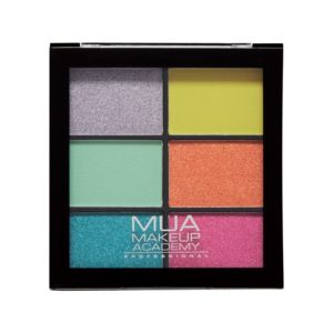MUA Professional 6 Shade Eyeshadow Palette - Bright Lustre