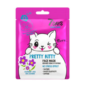 7DAYS ANIMAL Pretty Kitty Sheet Mask 28g