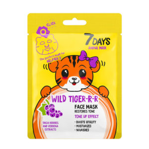7DAYS ANIMAL Wild Tiger Sheet Mask 28g