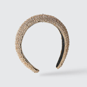 GOLD PRINCESS Χρυσή Φαρδιά Στέκα Με Στρας